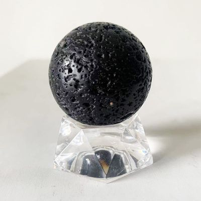 40mm Natural Porous Volcanic Rock Ball Reiki Healing Mineral Specimen Collections Home Decoration,9.6,40mm