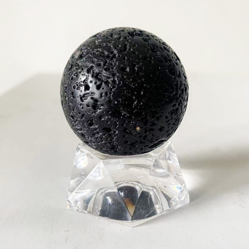 40mm Natural Porous Volcanic Rock Ball Reiki Healing Mineral Specimen Collections Home Decoration,9.6,40mm