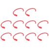 QANYEGN Cow Nose Ring, Plastic Cow Nose Ring Set with Pins for Livestock Breeding and Traction (Pack of 10) view 1