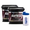 Boditronics Mass Attack Heavyweight Mass Gainer Powder with Free Shaker, High Protein and High Calorie Weight Gainer Protein Powder with 5g Creatine, BCAA, Glutamine and Beta Alanine (Banana Cream) view 1