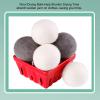Hztyyier 6Pcs Wool Drying Balls Skin Friendly Static Reduction Time Saving Fabric Softener Ball Winning Softener for Home Use (6cm) view 3