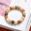 11 * 10mm Buddha Bead Natural Weathered Bodhi Root Bracelets for Women Men Accessories view 3