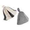 Beavorty 2pcs Thickened Felt Sauna Hats Reusable for Head Protection in Steam Stylish Sauna Hat view 1