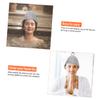 Beavorty 2pcs Thickened Felt Sauna Hats Reusable for Head Protection in Steam Stylish Sauna Hat view 4