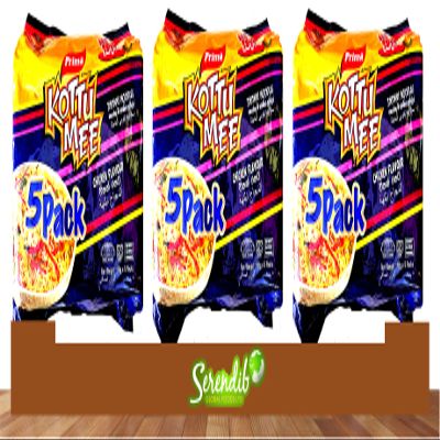 Prima instant noodles family 5 pack | Chicken Flavor | Product of Sri Lanka | Pack of 3