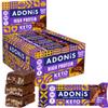 ADONiS Double Chocolate Crisp Keto High Protein Bars (16x45g) | Vegan and Keto-Friendly | Natural Keto Snacks | Sugar Free | Low Sugar, Low Carb Snack, Low Calorie | Ideal for a Ketogenic Diet view 1
