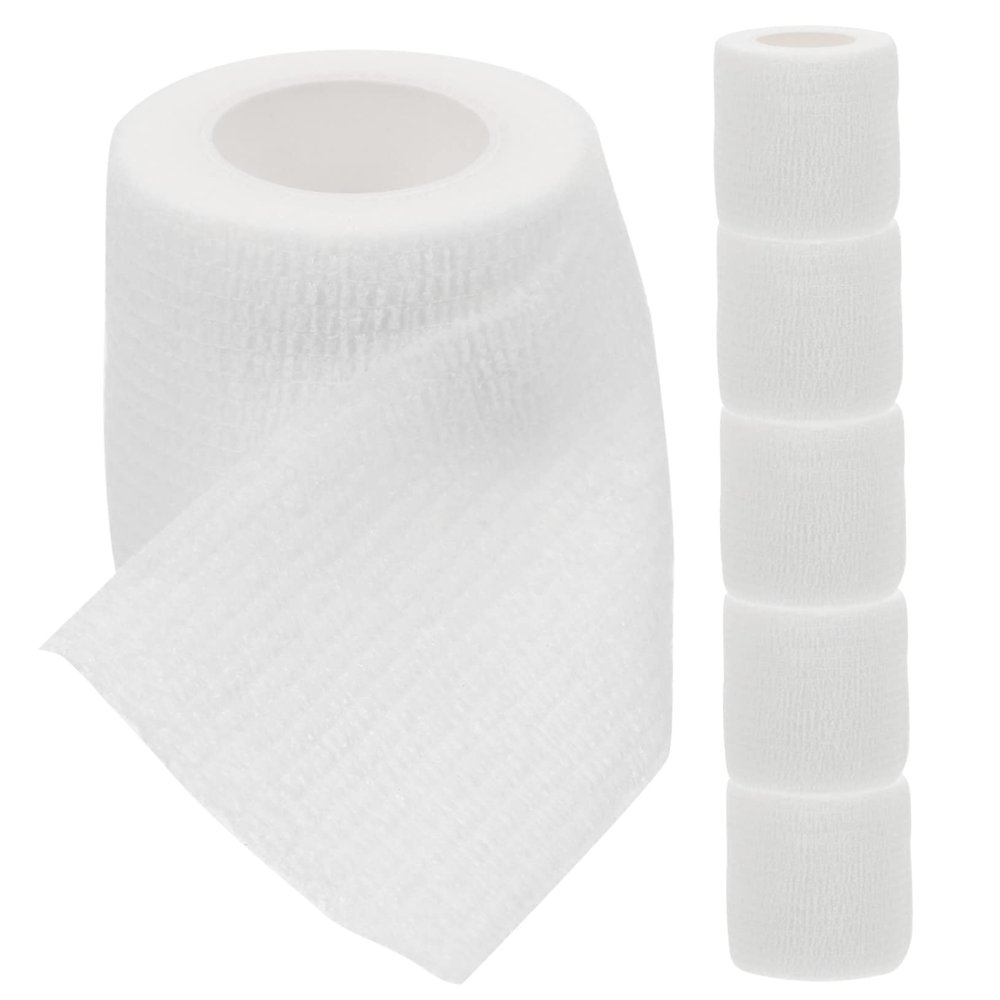 Angoily 6pcs Self-Adhesive for Pets 5cm x 4.5m Breathable Finger Wraps for Dogs and Cats Convenient Supplies for Care and Injury Protection