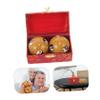 2pcs Fitness Handball Massage Baoding Balls with Chime Exercise Chinese Balls Yang Balls Hand Balls Stress Balls for Adults Handballs Enamel Elderly The Gold Hand Type view 3