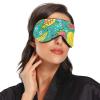Fruit Sleep Mask Blindfold Blackout Cooling Funny Eye Mask for Sleeping with Elastic Strip for Women Man Pine Watermelon Pear Banana Color view 2