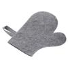 FOMIYES 5pcs Felt Sauna Mitt Heat Insulation Glove for Men Women Comfortable Bathing Sauna Accessory Breathable Quick Dry Design Practical Stylish Grey Color view 3