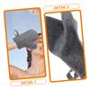 FOMIYES 5pcs Felt Sauna Mitt Heat Insulation Glove for Men Women Comfortable Bathing Sauna Accessory Breathable Quick Dry Design Practical Stylish Grey Color view 4