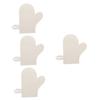 FOMIYES 4pcs Felt Sauna Glove for Bathing Heat Protecting Sauna Mitt Felt Mitten for Exfoliating view 1