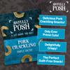 Awfully Posh Pork Crackling (10x40G) | Simply Salted Delightful Pork Crackling Snack | Made Using Prime Cuts, No Nasties | A Bag of Perfectly Even Strips of Meaty Goodness | A Cut Above the Rest! view 2