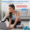 YOUSHARES 20 Packs Freestyle Libre 2 sensor Patches - Libre Sensor Covers Waterproof Adhesive Patches, Skin Friendly Diabetic Sensor Covers (Pink), 1 Count view 2