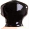 Latex Hood Mask Costumes Red Latex Mask Fetish with Eyes Open Nose Holes for Adults Rubber Hoods,Custom Color,Large view 2