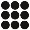 100PCS 30mm Round Aromatherapy Refill Pads Electric Humidifier Diffuser Refill Pads Scented Oil Pads for Scent Ball Plug-in Diffuser Black view 1