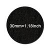 100PCS 30mm Round Aromatherapy Refill Pads Electric Humidifier Diffuser Refill Pads Scented Oil Pads for Scent Ball Plug-in Diffuser Black view 2