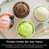 Ice Cream Tubs for Ninja Creami, 2/4 PCS Ice Cream Containers with Lids, Safe & Leak-Proof Ice Cream Pints for Ninja Creami NC301 NC300 NC299AMZ CN305A CN301CO Series Ice Cream Maker (Grey+Pink) view 4