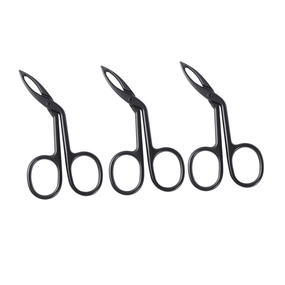 Beavorty Eyebrow Tweezer Facial Hair Tweezer 3Pcs Stainless Steel Oblique Tip for Eyebrow Shaping and Facial Hair Removal for Women and Children