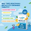 Health4All Kids Methyl B's 180 Chewable Tablets (6 Months Supply), Stress & Mood Support for Children 4+, Methylated B Vitamins B12 Methylcobalamin, 5-Methylfolate & Vitamin B6 P5P, Vegan | Made in UK view 3