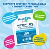 Health4All Kids Methyl B's 180 Chewable Tablets (6 Months Supply), Stress & Mood Support for Children 4+, Methylated B Vitamins B12 Methylcobalamin, 5-Methylfolate & Vitamin B6 P5P, Vegan | Made in UK view 4
