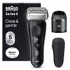 Braun Series 8 Electric Shaver, Men's Foil Shaver with SmartCare Center, Wet & Dry Electric Razor, Made in Germany, Braun 8560cc, Black view 1