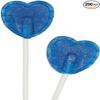 Bulk Heart Shaped Lollipops - Individually Wrapped Blue Love Heart Lolly's - approx 192pcs - Blue Raspberry Flavour Lolly - Wedding Favours - Baby Shower - Gender Reveal view 3