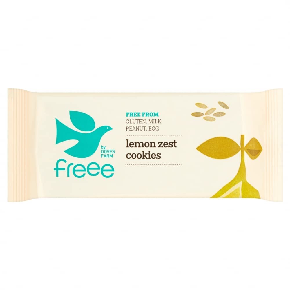 DOVES FARM Lemon Zest Cookies 150g - 12 Pack