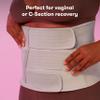Frida Mom Belly Binder, Postpartum Essentials for Natural and C-Section Recovery, Adjustable Compression Wrap, After Birth Brace, Abdominal Band view 3