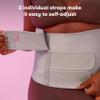 Frida Mom Belly Binder, Postpartum Essentials for Natural and C-Section Recovery, Adjustable Compression Wrap, After Birth Brace, Abdominal Band view 4