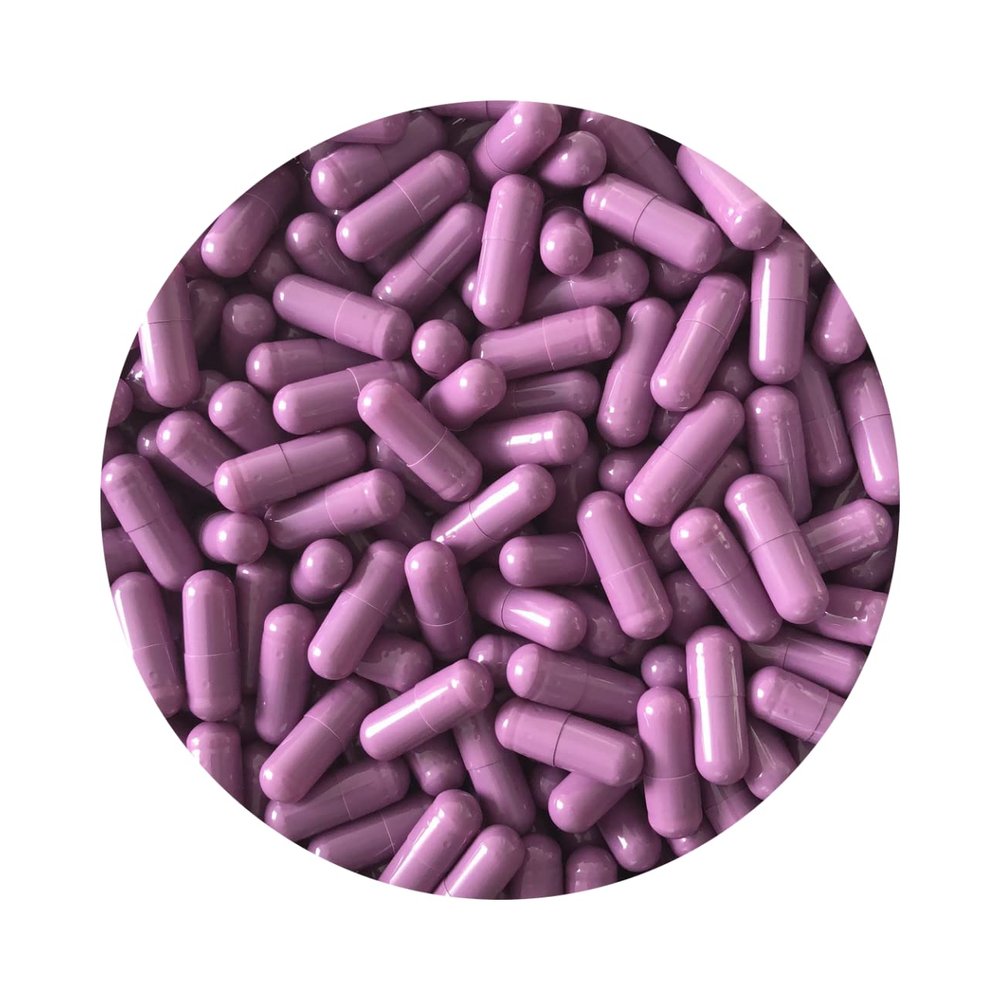 DR T&T size000 Size 000 Gelatine Gelatin Capsule Purple (10000)