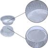 100 x Round Foil Pie Dishes Recyclable Aluminium Pie Pans -110mm x 33mm - Tarts Oven Cook Baking Mince Pie, Christmas Pies and More view 2