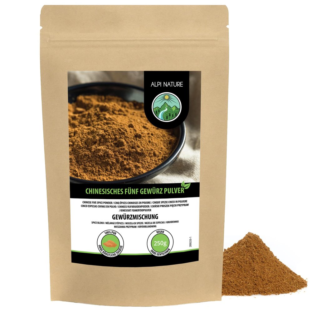 Alpi Nature Chinese Five Spice Powder 250g 8.8 oz, Chinese Seasoning, Five Spice Powder