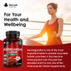 Ashwagandha Gummies 1200mg  3 Months Supply High Strength 5% Withanolides - Real Fruit Juice, No Artificial Colours or Flavours  Pure Ashwagandha Root Extract, Gluten Free, UK Made by New Leaf view 3