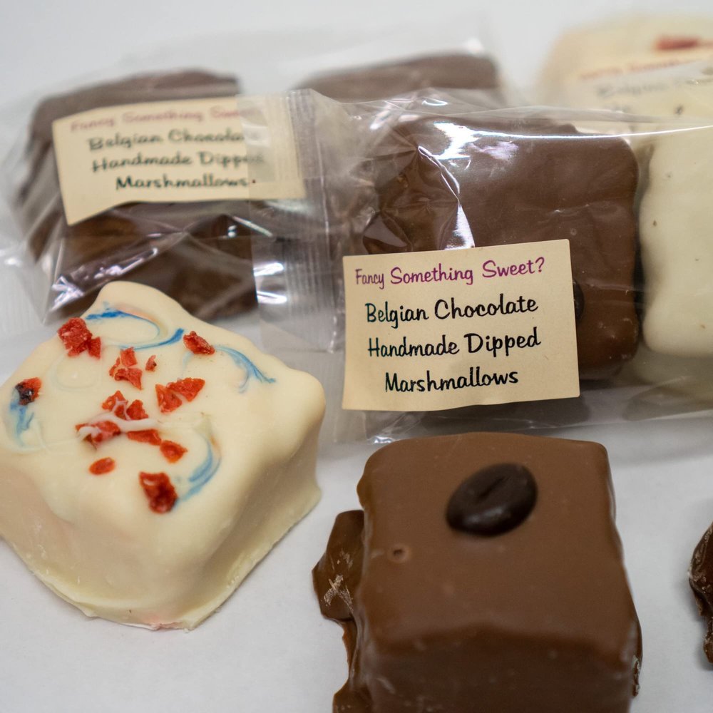 Gourmet Marshmallows Dipped in Chocolate (Milk Choco coffee, 6 in a gift box)