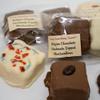 Gourmet Marshmallows Dipped in Chocolate (Milk Choco coffee, 6 in a gift box) view 1