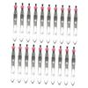 Beavorty Stainless Steel Eyebrow Tweezers 24pcs Multi-Functional Arrow Pattern Heart Buckle for Eyebrow Trimming and False Eyelash Application, Lightweight and Portable for Travel view 1
