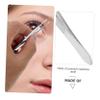 Beavorty Stainless Steel Eyebrow Tweezers 24pcs Multi-Functional Arrow Pattern Heart Buckle for Eyebrow Trimming and False Eyelash Application, Lightweight and Portable for Travel view 3