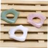 FOMIYES Jade Scraping Board Ring Small Massage Face Scraping Tool Beauty Scrape Plate for Skincare view 3