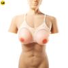 CTKOLYS Silicone Breast Forms Cloth bag Strap-On False Boobs Bust Enhancer Waterdrop Shaped for Men Women Transgender Prosthesis Mastectomy,C Cup view 2