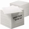 5 x 500 Pack White Serviettes Paper Napkins (30 x 30 cm) 1-Ply Strong Paper Serviettes, Super Soft Paper Tissues, Cocktail Napkins, Disposable Napkins for Christmas, Parties, Halloween, Thanksgiving view 1