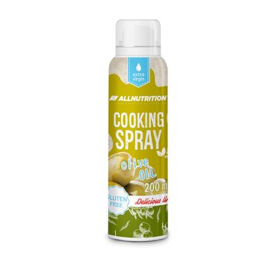 ALLNUTRITION Cooking Oil Spray - Gluten Free Vegatable Oil for Healthy Cooking, Frying, Baking - Low Fat Oil - No Added Salt - Non Stick Spray - 200ml Olive Oil