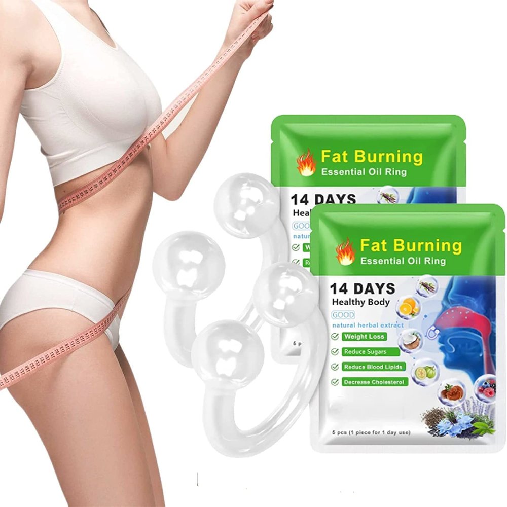 2023 LymphStar Body Detox & Fat Burn Liver and Lung Cleanse Essential Oil Nose Ring,Slimming & Detoxifying Essential Oil Ring,Herbal Essential Oil Nose Ring,Help You Get Healthier (2 Pack)