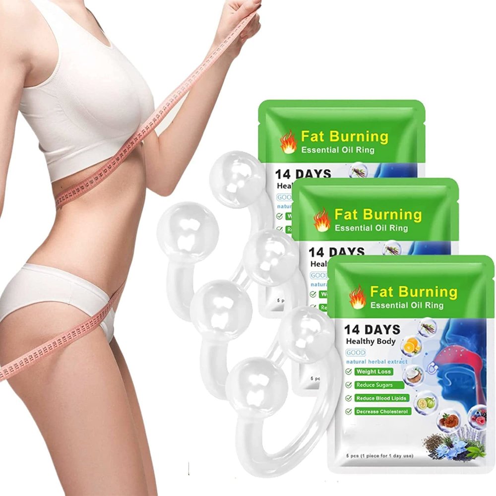 2023 LymphStar Body Detox & Fat Burn Liver and Lung Cleanse Essential Oil Nose Ring,Slimming & Detoxifying Essential Oil Ring,Herbal Essential Oil Nose Ring,Help You Get Healthier (3 Pack)