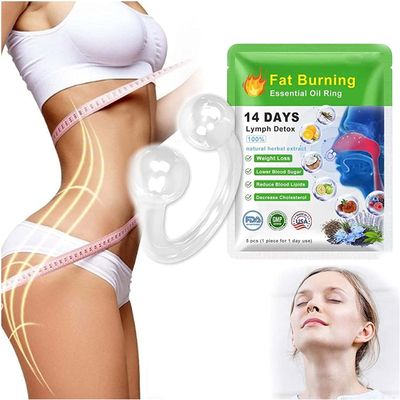 2023 LymphStar Body Detox & Fat Burn Liver and Lung Cleanse Essential Oil Nose Ring,Slimming & Detoxifying Essential Oil Ring,Herbal Essential Oil Nose Ring,Help You Get Healthier (1 Pack)