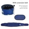 Fockety Decompression Back Belt, Adjustable Size Upright Traction Lumbar Decompression Belt Back Pain Relief Easy to Wear Lightweight PU Leather Lumbar Traction Device with Inflator view 3
