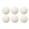 Wool Drying Balls, 6Pcs Reusable Skin Friendly Static Reduction Time Saving Fabric Softener Ball Household Lightweight Portable Wool Drying Balls for Clothes Laundry (6cm) view 1
