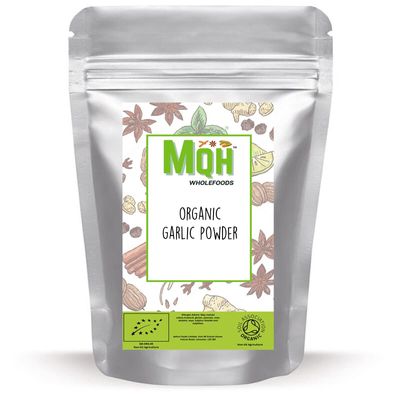 ORGANIC Ground Garlic Powder Premium Quality! Soil Association Certified (2kg)