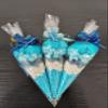 Pre-Filled Sweet Cones - Blue Millions Sweet Cones Kids Party Bags Children's Birthday party anniversary christening baby shower gender reveal wedding (1 Count (Pack of 30)) view 1