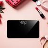 DOITOOL Rechargeable Electronic Body Weight Scale with Mirror Surface Portable Digital Bathroom Scale with Crystal Clear Led Display and Tempered Glass Compact Design for Home and Travel view 4